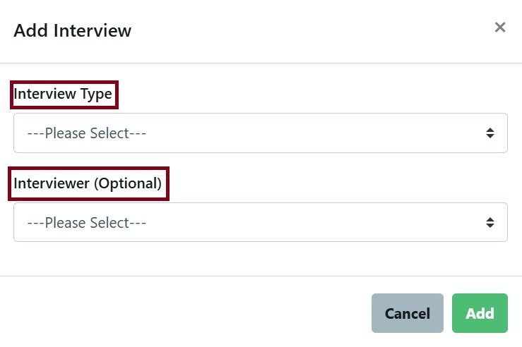 Add Interview Details