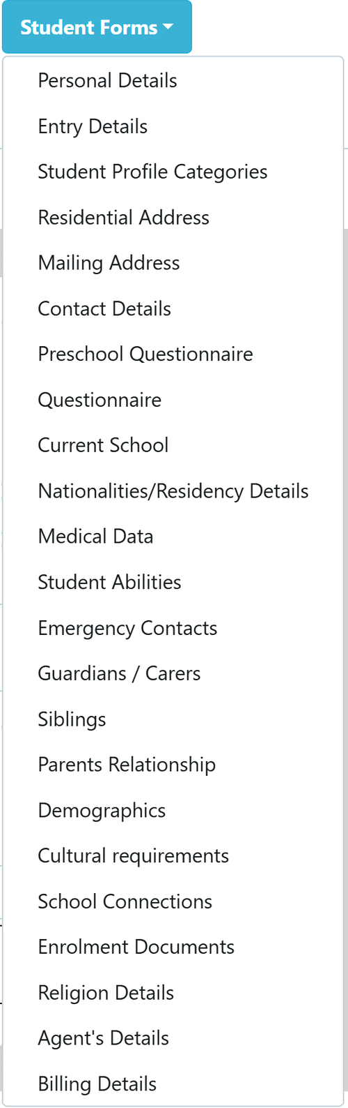 Custom form - Student Forms April 2026