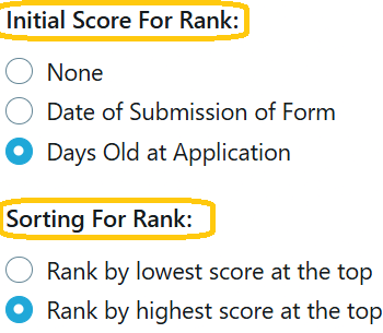 Ranking & Lead Score Options Sept 2026