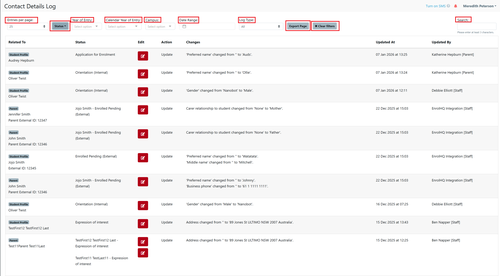 Reports - Contact Details Log Jan 2026