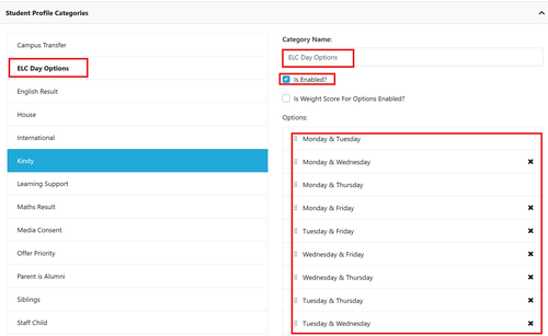Sample SPC's Pre-school days in settings