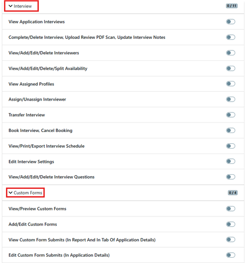 User permission setting 2