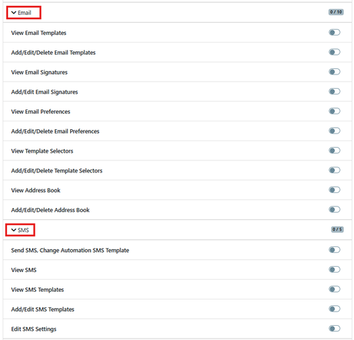 User permission setting 4