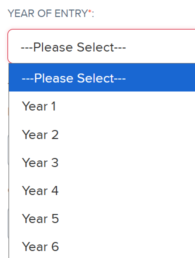 Year of Entry hidden May 2026