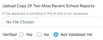 EnrolHQ School Reports upload field
