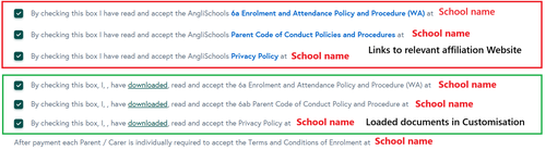 example for different ways to link policy documents May 2025