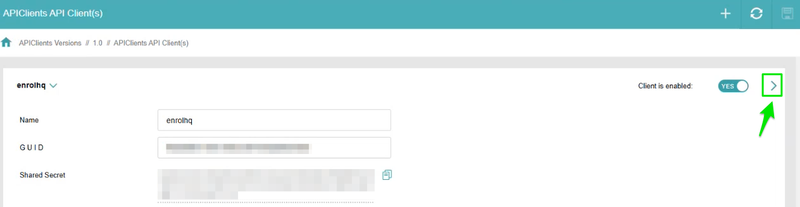Synergetic - set up API 6